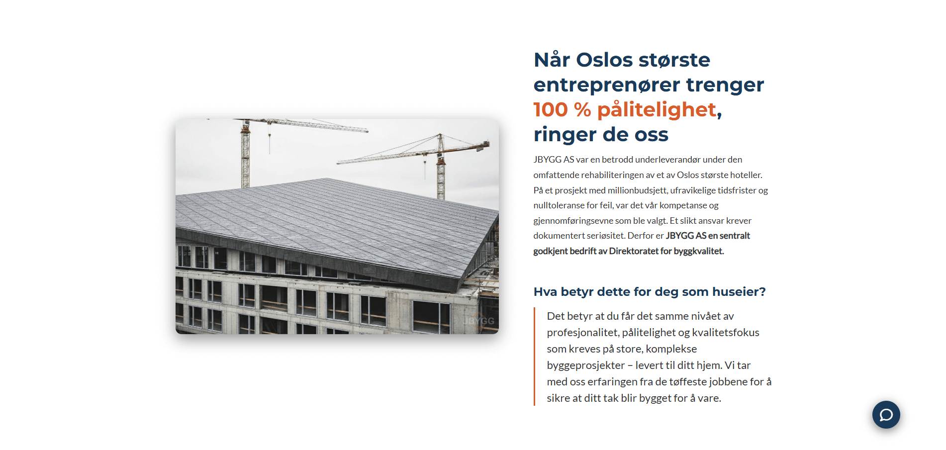 Sección de diferenciación: «La elección de los grandes contratistas generales de Oslo»